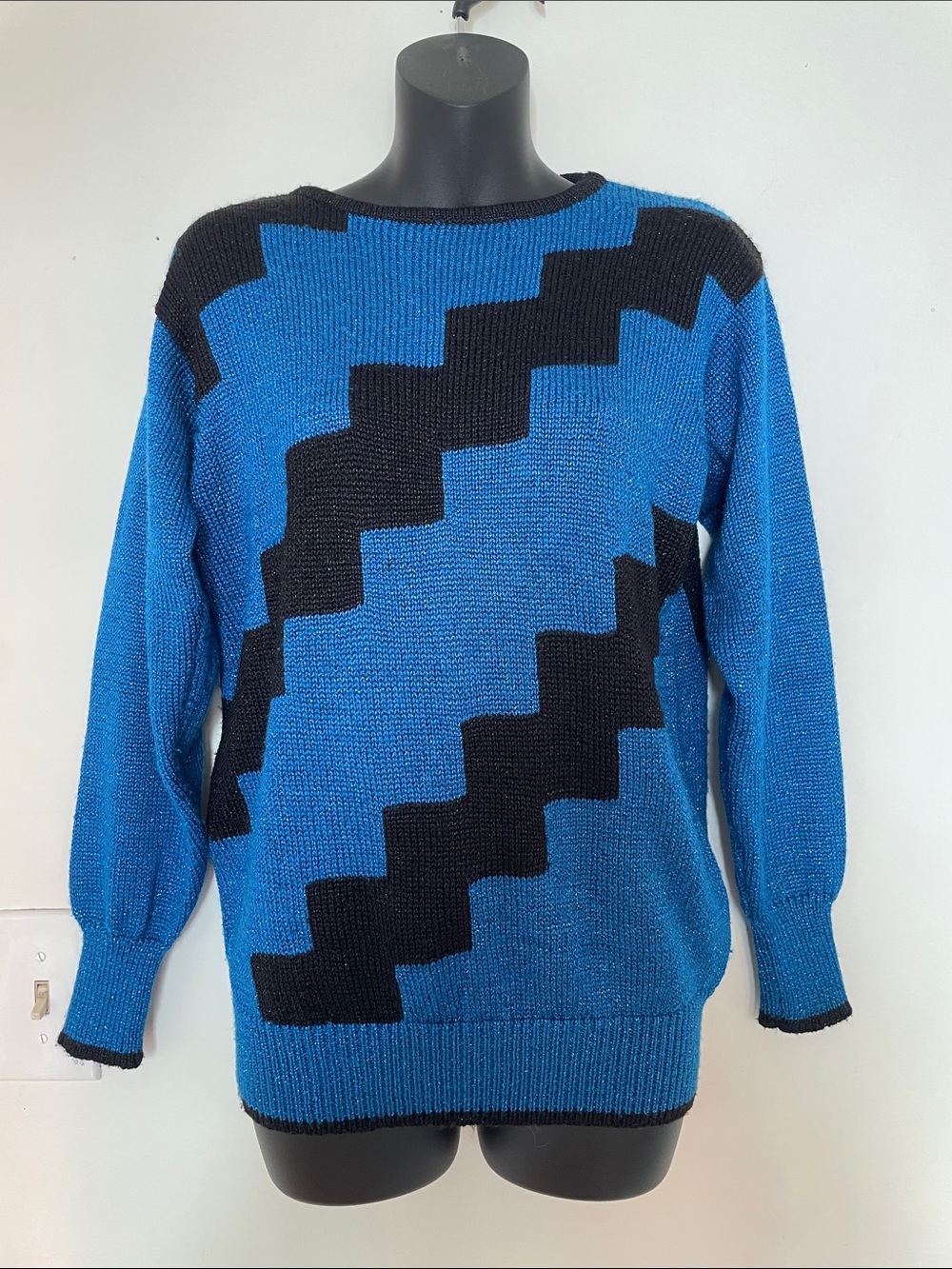 Vintage Metallic Crewneck Sweater